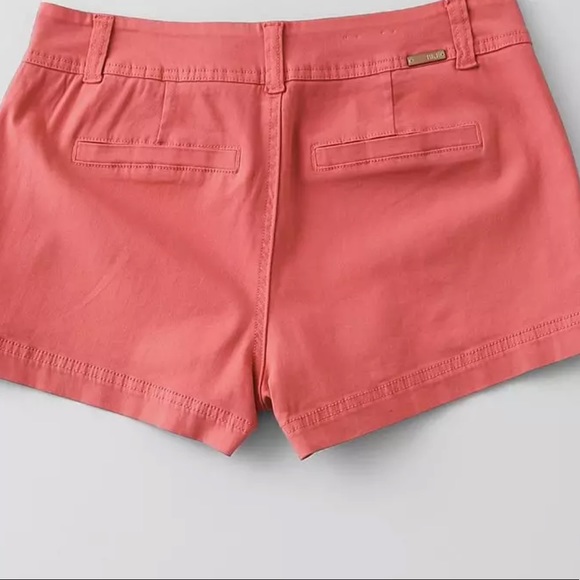 BKE stretch shorts lot bundle of 2 summer Bermuda blue and coral - Picture 7 of 8